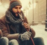 Можно ли курить кальян зимой на улице?