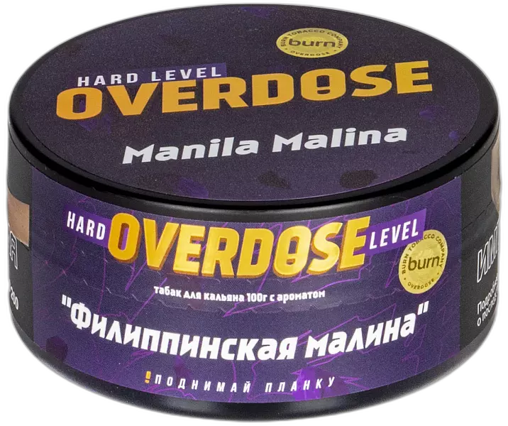 Табак Overdose Manila Malina